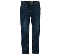 Carhartt Rugged Flex, jeans donna W16 male Blu (H82)