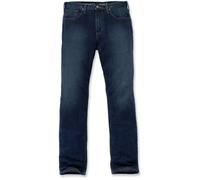 Carhartt Jeans Con Gamba Affusolata, Cinque Tasche, Straight Fit, Elasticità Extra Rugged Flex, Uomo, Blu (Superiore), 34W / 34L