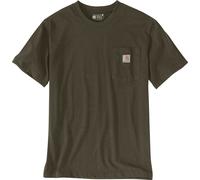 Carhartt Maglietta Dearborn Relaxed Pocket K87 – manica corta, taschino – verde taglia S uomo