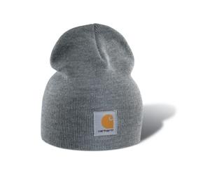 Carhartt Knit Beanie, Cappello A Cuffia Uomo, Heather Grey, Taglia unica