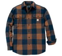 Carhartt Heavyweight Flannel Plaid Camicia, marrone, taglia 2XL per maschi