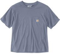 Carhartt Lightweight Crewneck, maglietta donna L female Azzurro