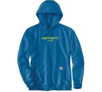 Carhartt Lightweight Logo Graphic Felpa, blu, Taglia XL