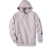 Carhartt Logo, felpa con cappuccio L male Grigio Chiaro