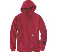 Carhartt Logo, felpa con cappuccio XL male Rosso (R59)