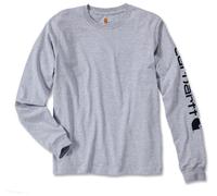 Carhartt Logo, felpa XXL male Grigio Chiaro