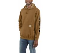 Carhartt Logo M - felpa con cappuccio - uomo XS Brown man