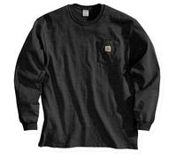 Carhartt Workwear Pocket Camicia Longsleeve, nero, taglia 2XL per maschi