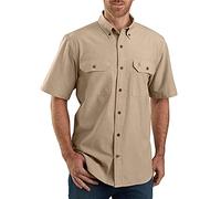 Carhartt Loose Chambray S/S Shirt, Camicia abbottonata Pratica da Lavoro Uomo, Marrone, XXL