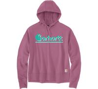 Carhartt Loose Fit Fall Graphic Felpa con cappuccio da donna, rosa, taglia L per donne
