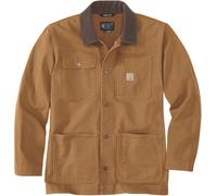 Carhartt Loose Fit Firm Duck Blanket-Lined Chore Cappotto, marrone, taglia M per maschi