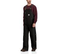 Carhartt Loose Fit Firm Duck Insulated Bib Overall, Capispalla Utility di lavoro Uomo, Nero, XL