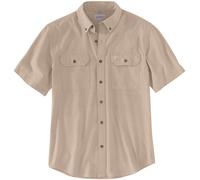 Carhartt Loose Fit Midweight Chambray Camicia a maniche corte, Sabbia, Taglia XL