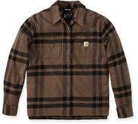 Carhartt Loose Fit Midweight Flannel Camicia da donna, marrone, Taglia XL