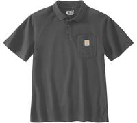 Carhartt Loose Fit Short-Sleeve Pocket Polo, grigio scuro, Taglia L