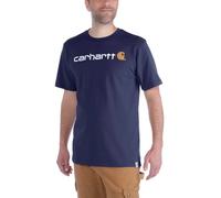 Carhartt Dearborn Relaxed Logo Maglietta, blu, taglia XL per maschi