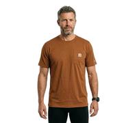 Carhartt Force Relaxed Fit Midweight Short Sleeve Pocket Maglietta, marrone, taglia M per maschi
