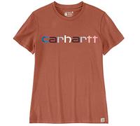 Carhartt Maglietta da donna Lightweight S/S Graphic, terracotta, M