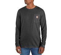 Carhartt Flex Pocket, t-shirt manica lunga XL male Grigio Scuro (Crh)