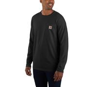 Carhartt Workwear Maglietta Midweight Pocket manica lunga vestibilità rilassata nero taglia M Uomo