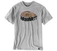 Carhartt Maglietta da uomo Camo C Graphic, grigio, S