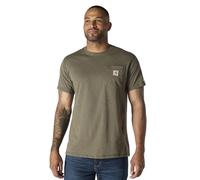 Carhartt Maglietta da uomo Force Relaxed Fit di peso medio a maniche corte con tasca, Basilico erica, 3XL
