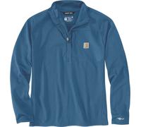 Carhartt - Mock Neck Half-Zip T-Shirt - Maglia a manica lunga S blu