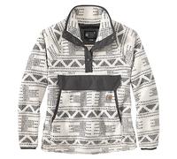 Carhartt Relaxed Fit Aztec, pullover in pile da donna S male Bianco/Grigio Scuro