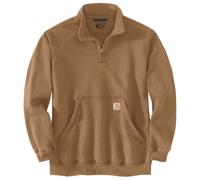 Carhartt - Marquette 1/4-Zip Mock-Neck Sweatshirt - Maglione XL marrone