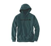 Carhartt Signature Logo Midweight Felpa, nero-verde, taglia XS per maschi