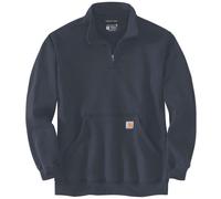 Carhartt Marquette Quarter-Zip Felpa, blu scuro, Taglia L