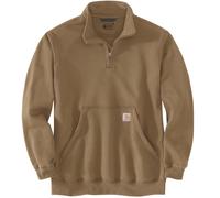 Carhartt Marquette Quarter-Zip Felpa, marrone, Taglia 2XL