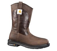 Carhartt Men's 11" Wellington Square Safety Toe Leather Work Boot CMP1218, Dark Brown, 9M US, Marrone Pelle Marrone Scuro, 42 EU