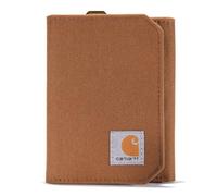 Carhartt Men's Casual Duck Trifold Wallets Portafogli, Anatra in Nylon Brown, Taglia Unica Uomo