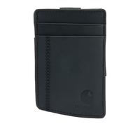 Carhartt Men's Casual Saddle Leather Wallets, Available in Multiple Styles And Colors Portafogli, Nero (Tasca Anteriore), Taglia Unica Uomo