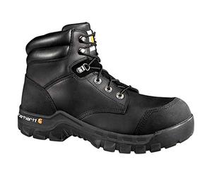 Carhartt Men's CSA 6-inch Rugged Flex Wtrprf Work Boot Comp Safety Toe CMR6971 Industrial, Black Oil Tanned, 10 W US