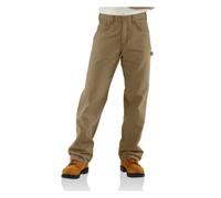 Carhartt Men's Flame Resistant Canvas Pant,Golden Khaki,33 x 34