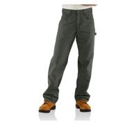Carhartt Men's Flame Resistant Canvas Pant,Moss,32 x 30