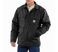 Carhartt Men's Flame Resistant Duck Traditional Coat, Black, 2X-Large