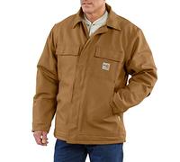 Carhartt Men's Flame Resistant Duck Traditional Coat, Brown, 2X-Large