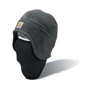 Carhartt Men's Fleece 2-In-1 Headwear,Charcoal Heather,One Size