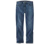 Carhartt Men's Force Relaxed Fit Low Rise 5-Pocket Jean, Rainier, 38 x 32