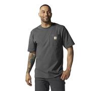 Carhartt Men's Loose Fit Heavyweight Short-Sleeve Pocket T-Shirt (Also Available in Big & Tall), Carbon Heather, 5X-Large
