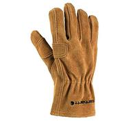 Carhartt Men's Leather Fencer Work Glove, Brown, Small