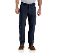 Carhartt Men's Rugged Flex Relaxed Fit Canvas Cargo Work Pant, Navy, 38 x 30