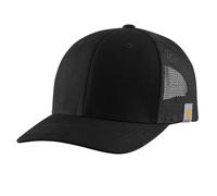 Carhartt Men's Rugged Flex Twill Mesh Back cap, Black