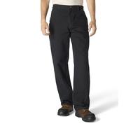 Carhartt Men's Washed Duck Work Dungaree Flannel Lined,Black,34 x 32