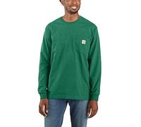 Carhartt Men's Workwear Jersey Pocket Long-Sleeve Shirt K126 (Regular and Big & Tall Sizes), North Woods Heather, 2X-Large