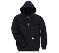 Carhartt Midweight Felpa con zip, nero, taglia XL