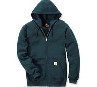 Carhartt Felpa Vestibilità Ampia, Media Pesantezza, Zip A Tutta Lunghezza, Uomo, Blu (Nuovo Blu Navy), XS